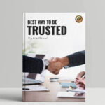 A book cover with two people shaking hands